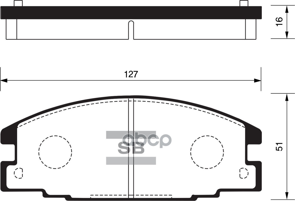 Колодки тормозные дисковые передние Серия:HI-Q OPEL FRONTERA A (U92), ISUZU TROOPER I Вездеход откры Sangsin brake арт. SP2010