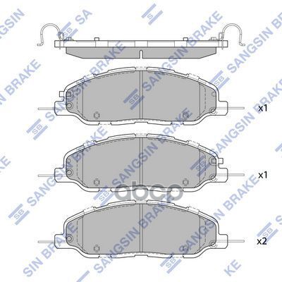 Колодки Тормозные Ford Mustang Gt Sangsin Brake Sp4305 Sangsin brake арт. SP4305