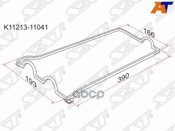 Прокладка клапанной крышки TY 4E/5E-FE Sat арт. K11213-11041