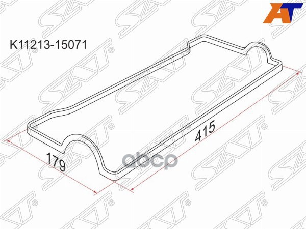 Прокладка клапанной крышки Toyota Avensis (T220) 97-00 / Corolla 91-02 4AFE;5AFE;7AFE Sat арт. K11213-15071