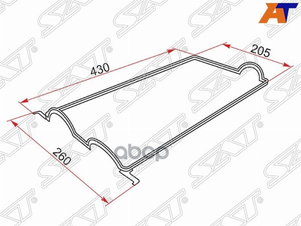 Прокладка клапанной крышки Toyota Corolla (E100,E110) 91-02 / Carina 96-01 4AGE Sat арт. K11213-16021