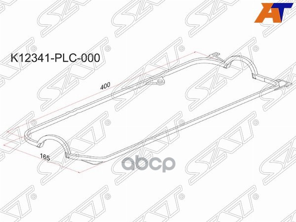Прокладка клапанной крышки HO D15B, D17A, Civic ES1 Sat арт. K12341-PLC-000