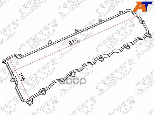 Прокладка крышки клапанной ISUZU 4HF1 Sat арт. K8970198450