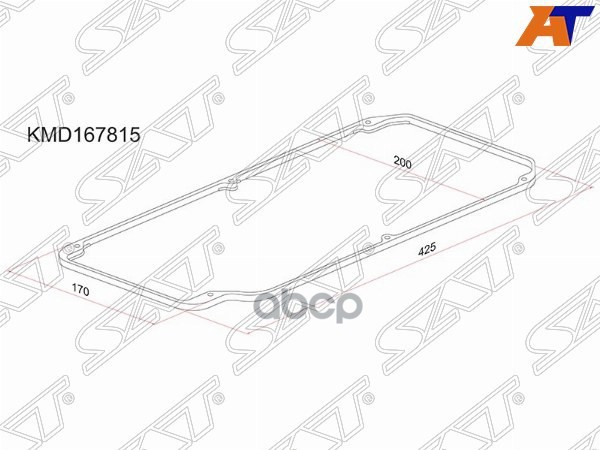 Прокладка клапанной крышки MMC 4G92/4G93 SOHC 91- CB4/5W, E52/72A, N11/21W Sat арт. KMD167815