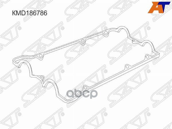 Прокладка клапанной крышки MMC 6G73/6G74 DOHC 24V Sat арт. KMD186786