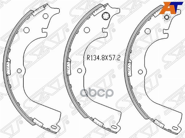 Колодки тормозные барабанные Toyota Hiace 89-04 / Regius Ace 99-04 Sat арт. ST-04495-26130