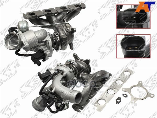 Турбина Audi A3 04-13 / Q3 11-19 / Skoda Octavia 04-13 / Volkswagen Golf 03-16 / Jetta 05-14 / Passa Sat арт. ST-06J 145 713 K