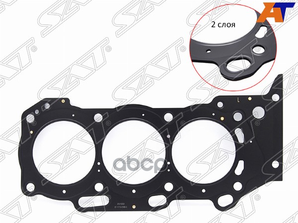 Прокладка ГБЦ TOYOTA/LEXUS 2GRFE/2GRFSE/2GRFXE 05- LH металл Sat арт. ST-11116-31060-S