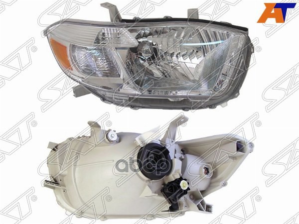 Фара Toyota Highlander 07-10 (Справа/ Галоген/ С электрокорректором) Sat арт. ST-112-1127R