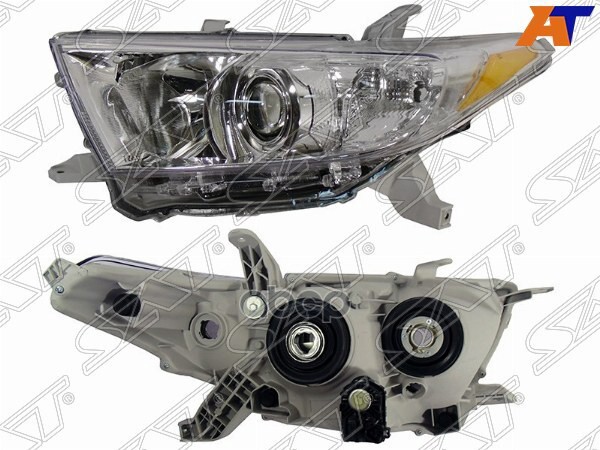Фара Toyota Highlander 10-13 (Слева/ Галоген/ С электрокорректором) Sat арт. ST-112-1135L