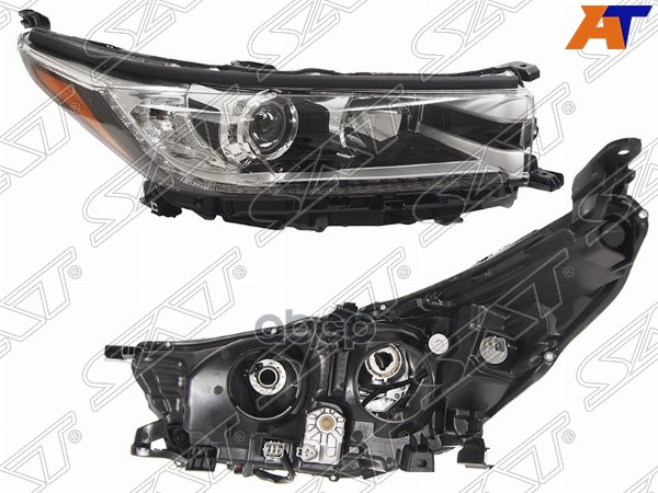 Фара Toyota Highlander 16-20 (Справа/ Галоген/ ДХО/ С электрокорректором) Sat арт. ST-112-11H5R
