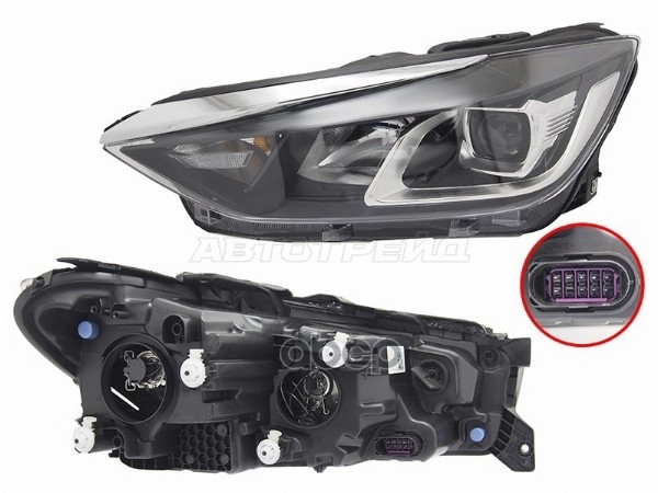 Фара BAIC U5 Plus 21- (Слева/ Галоген/ С электрокорректором) Sat арт. ST-11-BCU5-L