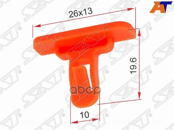 Клипса накладки бампера Toyota Camry (XV50) 14-17 (Продажа по 10шт) Sat арт. ST-12-0009