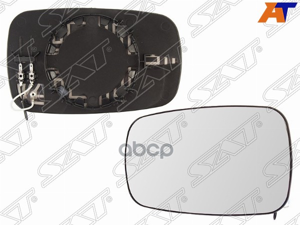 Полотно зеркала Renault Clio 06-09 / Megane 02-09 (Справа/ Обогрев/ сферическое) Sat арт. ST-121-0030