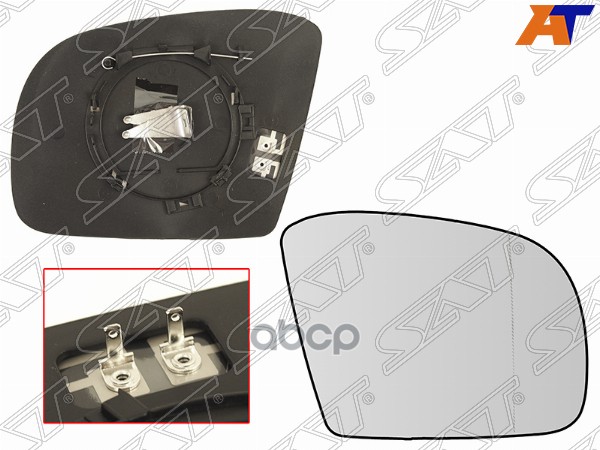 Полотно зеркала Mercedes-Benz M-Class 05-08 / R-Class 07-11 (Справа/ Обогрев/ асферическое) Sat арт. ST-121-0068