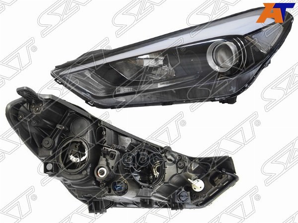 Фара Hyundai Tucson 15-19 (Слева/ Галоген/ С электрокорректором) Sat арт. ST-121-1114L