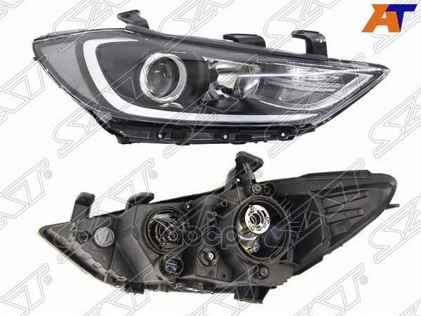 Фара Hyundai Elantra 15-19 (Справа/ Галоген/ под электрокорректор) Sat арт. ST-121-1116R