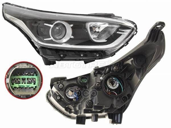 Фара Kia Cerato 18-21 (Справа/ Галоген/ С электрокорректором) Sat арт. ST-123-1153R