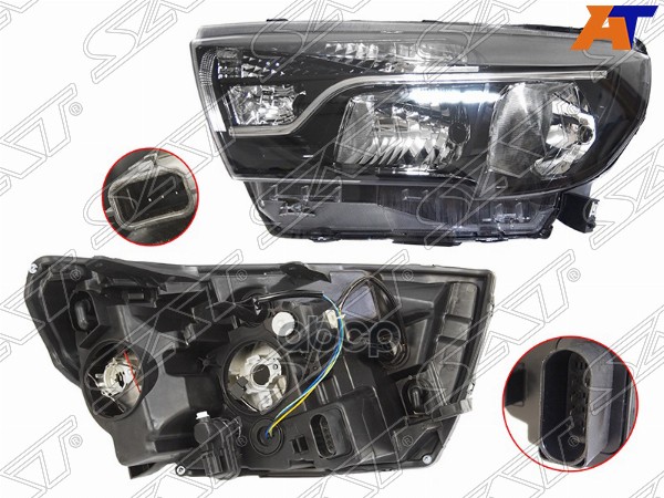Фара LADA Vesta 15-23 / Vesta Cross 17-23 (Слева/ Галоген/ С электрокорректором) Sat арт. ST-13-0003