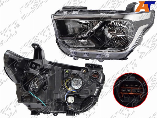 Фара Hyundai Grand Starex 17-22 / H1 17-22 (Слева/ Галоген/ С электрокорректором) Sat арт. ST-13-0027