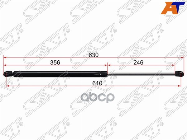 Амортизатор крышки багажника Ford S-MAX 06-15 (Справа=Слева) Sat арт. ST-1381555