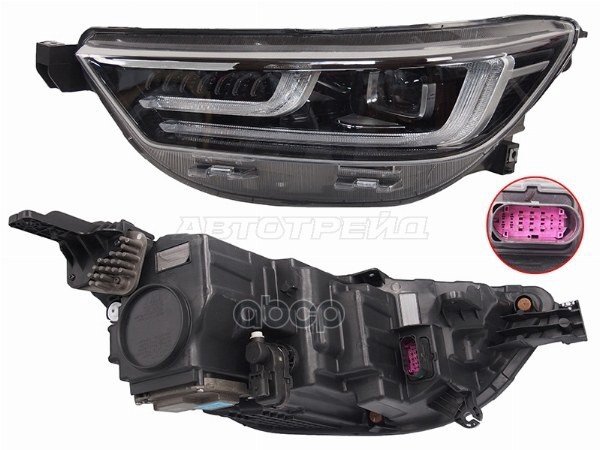 Фара Chery Tiggo 8 Pro 21- (Слева/ LED/ ДХО/ С электрокорректором) Sat арт. ST-13-CHTG8PROL