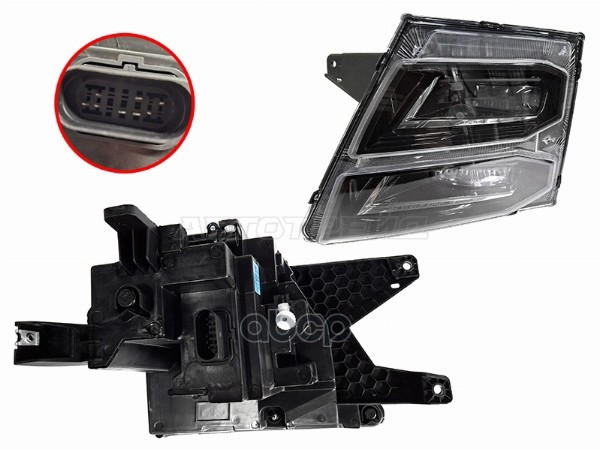 Фара Jetour Dashing 22- (Слева/ LED/ С электрокорректором) Sat арт. ST-13-JTRDASHL