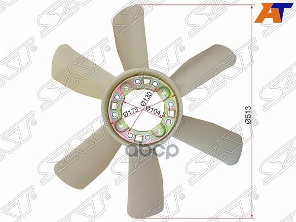 Крыльчатка Вентилятора Hino Ranger/Dutro 95-06 J08c Sat арт. ST-16306-2220