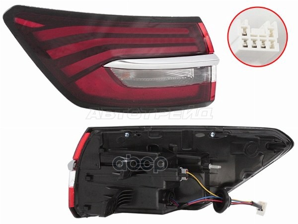 Фонарь задний Geely Coolray 18-24 / Belgee X50 23- (Слева/ LED) Sat арт. ST-18-GLCRL