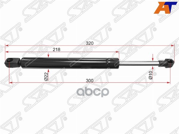 Амортизатор крышки багажника Volkswagen Jetta 05-10 (Справа=Слева) Sat арт. ST-1K5827550C