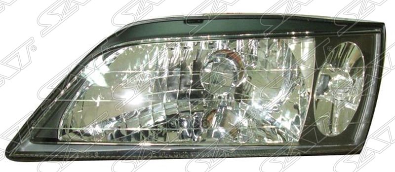 Фара Toyota Carina (T210) 97-01 (Слева/ чёрная) Sat арт. ST-20-402BL