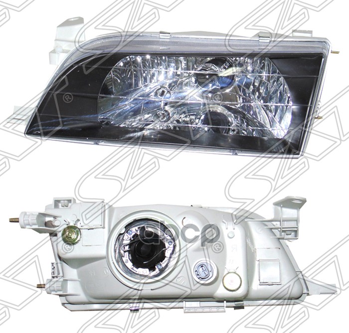 Фара Toyota Corolla (E100) 97-00 (Слева/ чёрная) Sat арт. ST-212-1193BL