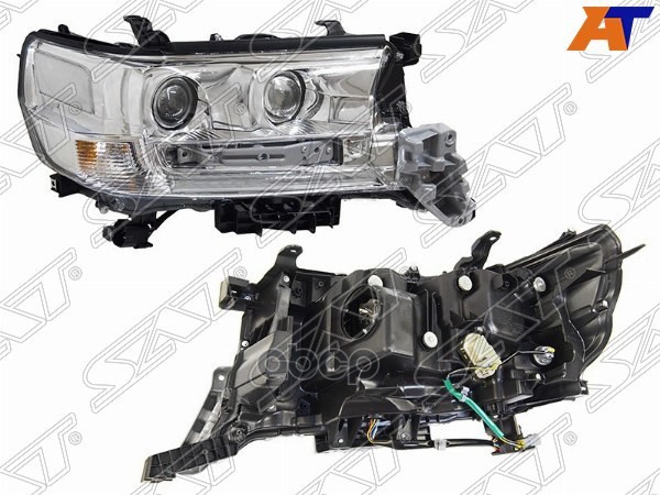 Фара Toyota Land Cruiser (J200) 15-21 (Справа/ LED/ ДХО/ С электрокорректором) Sat арт. ST-212-11BDR-LD-M
