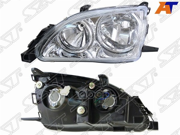 Фара Toyota Avensis (T220) 00-03 / Caldina (T210) 00-02 (Слева/ Галоген/ Ручная регулировка) Sat арт. ST-212-11C3L