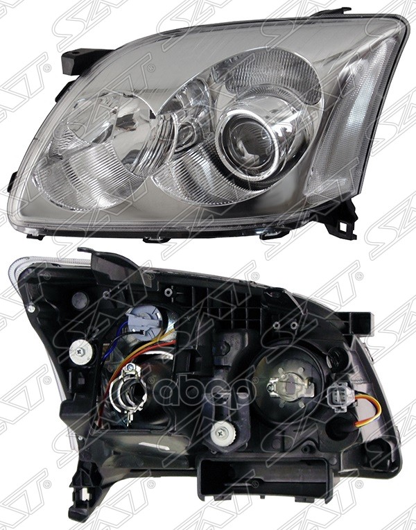 Фара Toyota Avensis (T250) 03-06 (Слева/ Галоген/ под электрокорректор) Sat арт. ST-212-11F3L