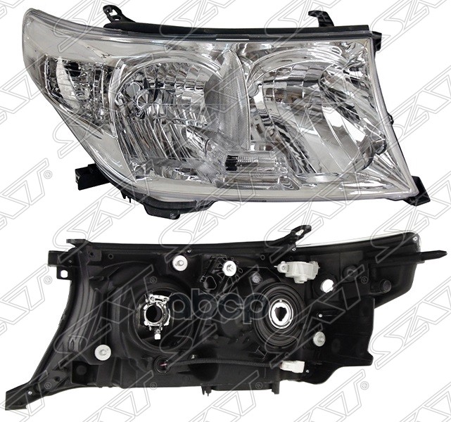 Фара Toyota Land Cruiser (J200) 07-12 (Справа/ Ксенон/Галоген/ под электрокорректор) Sat арт. ST-212-11M1R