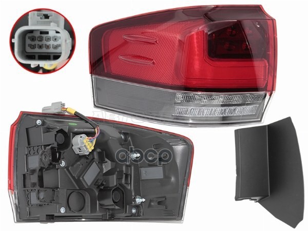 Фонарь задний Toyota Land Cruiser (J300) 21- (Слева/ LED/ динамический) Sat арт. ST-212-19LCL