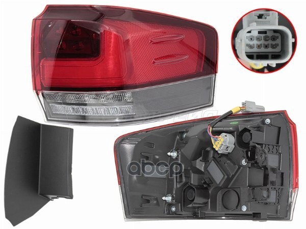 Фонарь задний Toyota Land Cruiser (J300) 21- (Справа/ LED) Sat арт. ST-212-19LCR