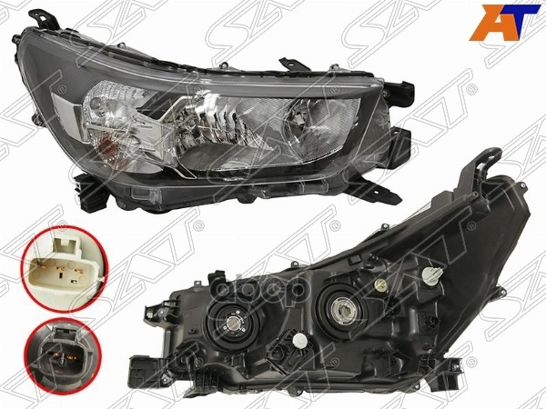 Фара Toyota Hilux 20- Rh Галоген Sat арт. ST-212-20AKR