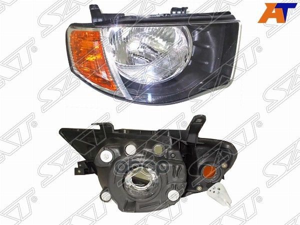 Фара Mitsubishi L200 07-14 / Triton 06-11 (Справа/ Галоген/ Ручная регулировка) Sat арт. ST-214-1180R