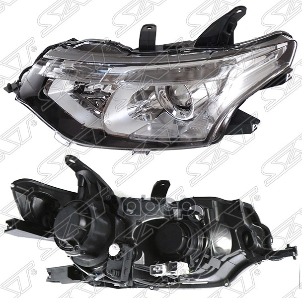 Фара Mitsubishi Outlander 12-15 (Слева/ Ксенон/Галоген/ С электрокорректором) Sat арт. ST-214-11R2HL