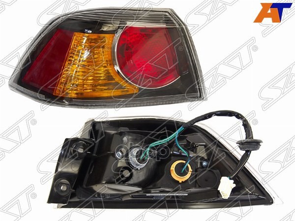 Фонарь задний Mitsubishi Lancer 07-17 / Lancer Evolution 07-17 (Слева/ чёрный) Sat арт. ST-214-19A9L-AE2C