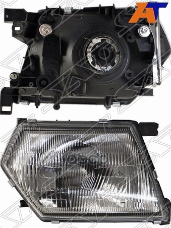 Фара Nissan Patrol 97-03 (Справа/ Галоген/ Ручная регулировка) Sat арт. ST-215-1176R