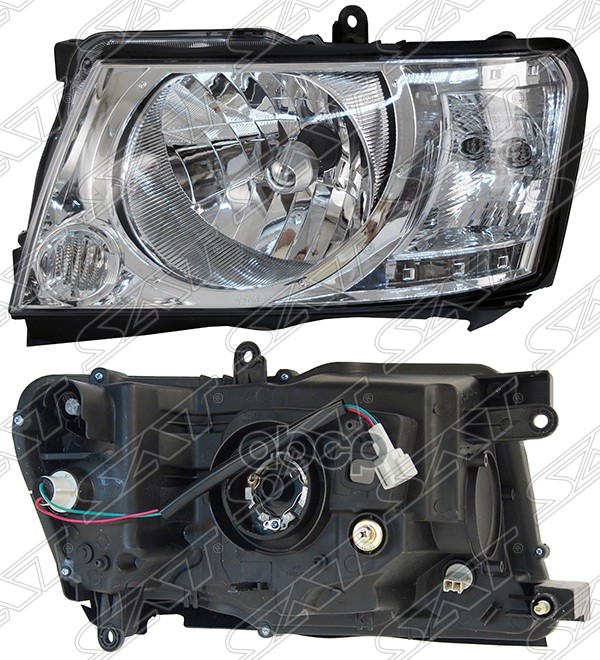 Фара Nissan Patrol 04-10 / Safari 04-07 (Слева/ Галоген/ Ручная регулировка) Sat арт. ST-215-11A2L