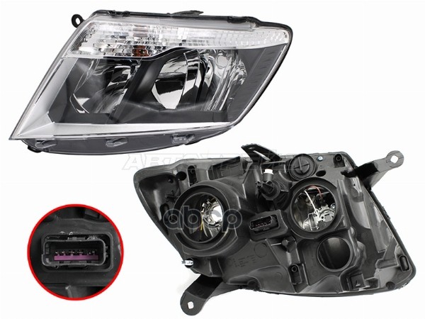 Фара Nissan Terrano 14-22 (Слева/ Галоген/ Ручная регулировка/ на модель до 17 года) Sat арт. ST-215-11T3L