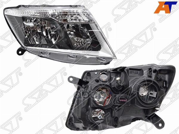 Фара Nissan Terrano 17-22 (Справа/ Галоген/ Ручная регулировка) Sat арт. ST-215-11T4R