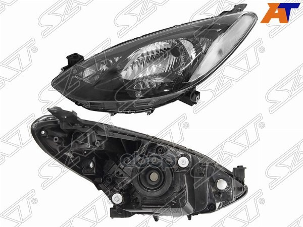 Фара Mazda Demio 07-11 / 2 07-10 (Слева/ Галоген/ Ручная регулировка) Sat арт. ST-216-1156L