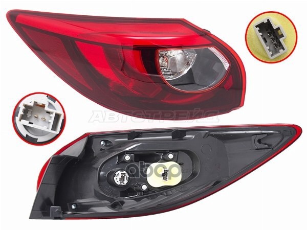 Фонарь задний Mazda CX-5 14-17 (Слева/ LED) Sat арт. ST-216-19AEL-AE