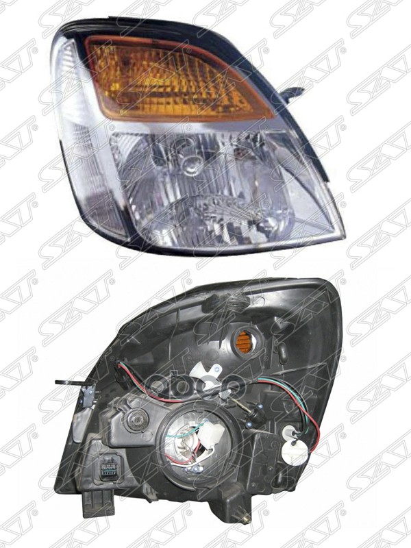 Фара Hyundai H1 04-07 / Starex 04-07 (Справа/ Галоген/ Ручная регулировка) Sat арт. ST-221-1136R-LD-EM