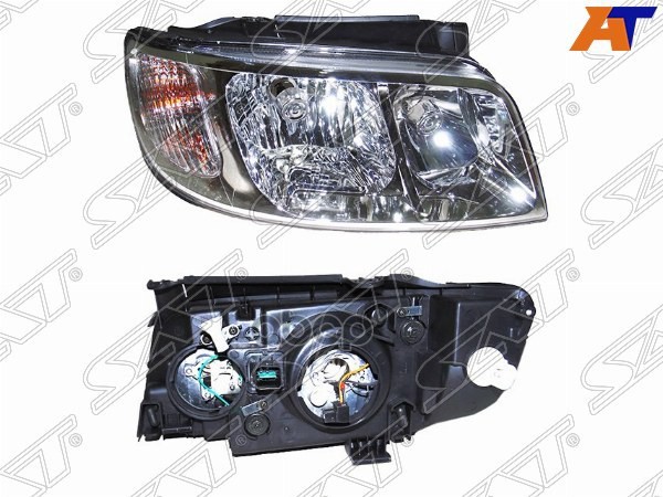 Фара Hyundai Matrix 05-08 (Справа/ Галоген/ Ручная регулировка) Sat арт. ST-221-1142R-LD
